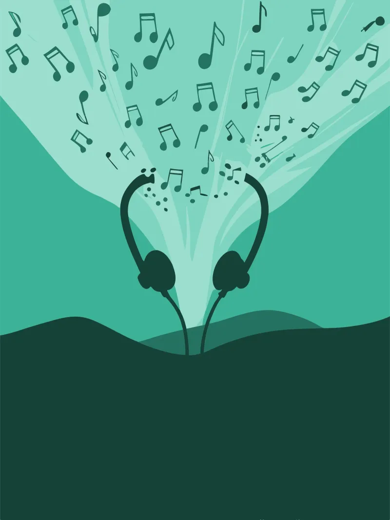 Cuffie musicali pellicola backlit da MUSIC EDITION