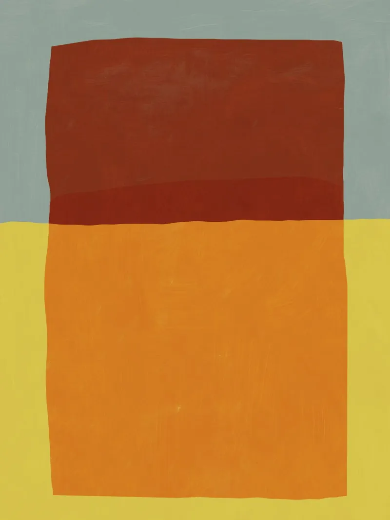 Sovrapposizione di colori design minimale carta hahnemühle da Little Dean