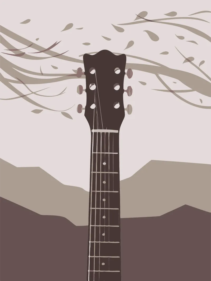Chitarra pellicola backlit da MUSIC EDITION
