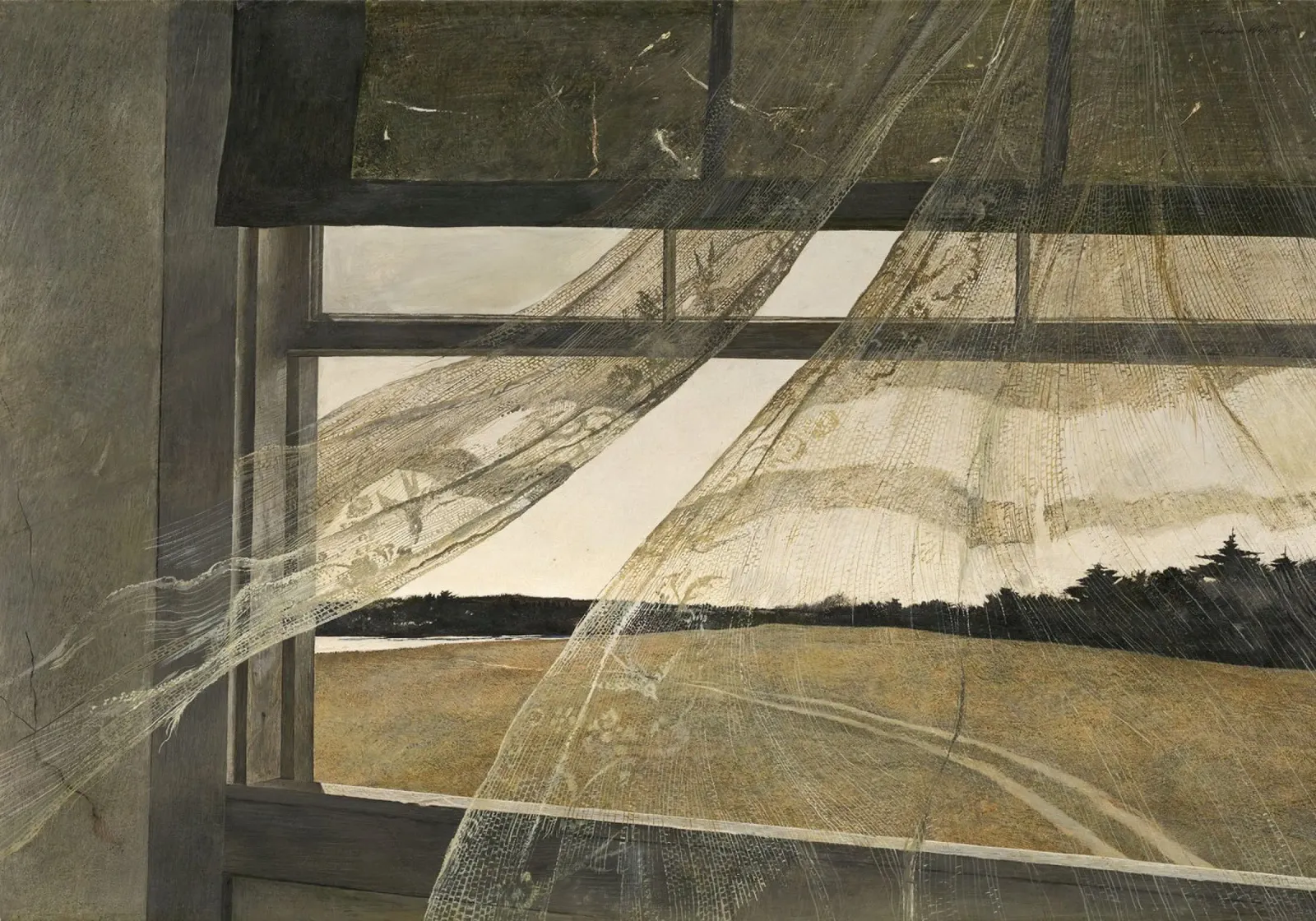 Andrew Wyeth Vento dal mare pellicola backlit da Classicprint