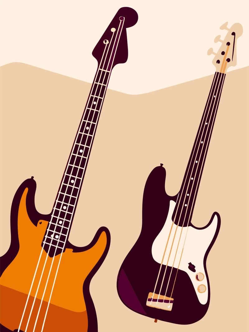 Two Guitars poster by MUSIC EDITION