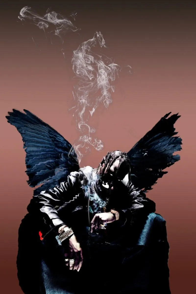 Travis Scott #5 pellicola backlit da Music Clan