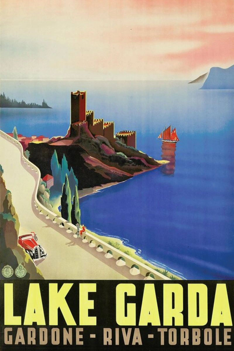 Lake Garda Poster von ARTOTHEK