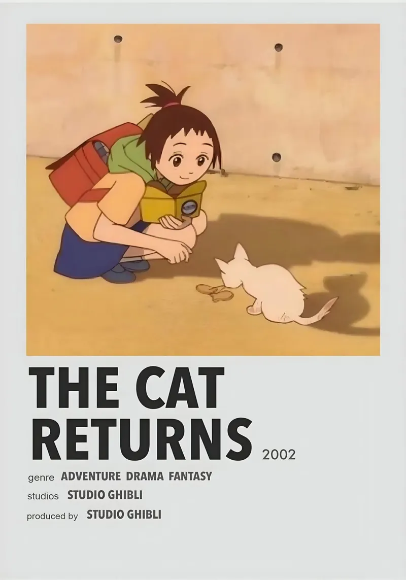 THE CAT RETURNS  2002 poster da Totoya