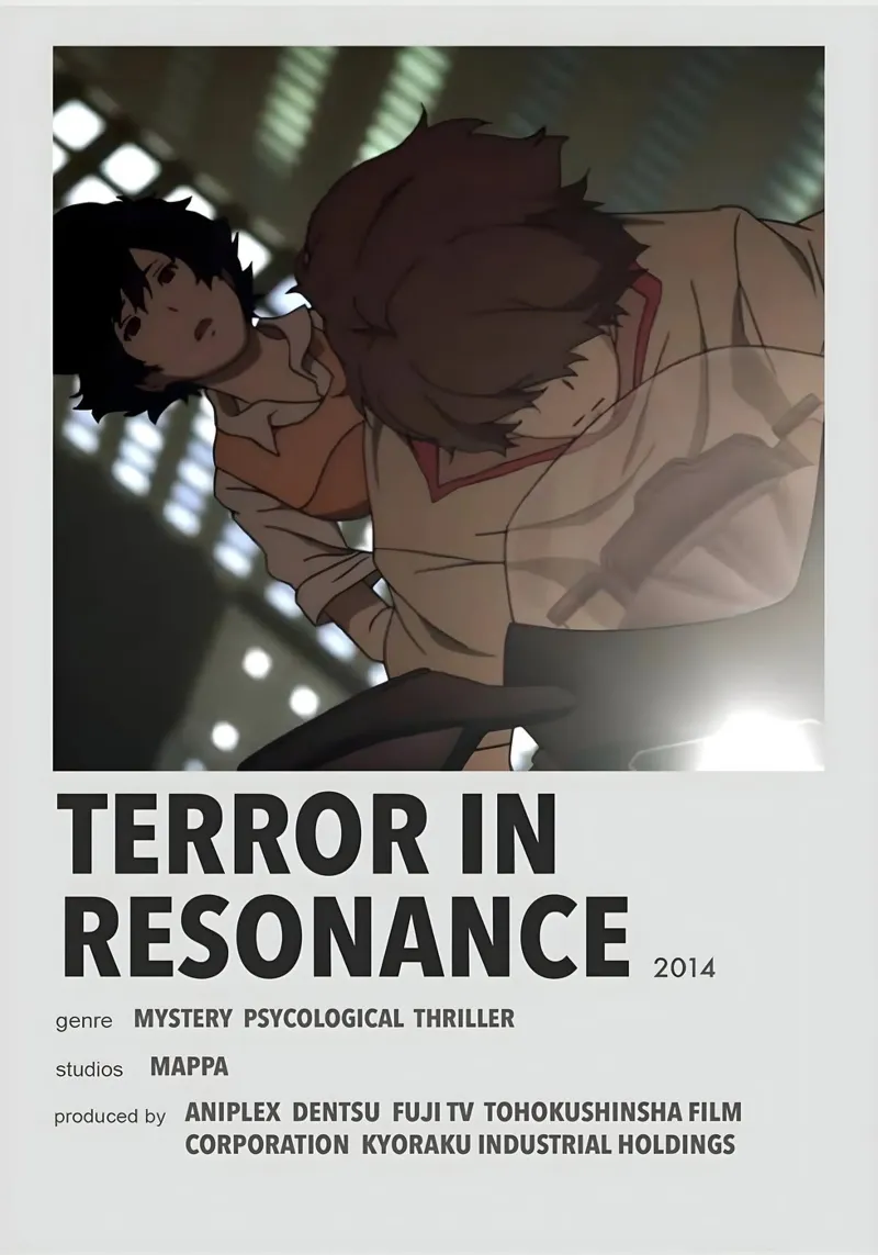 TERROR IN RESONANCE  2014 Poster mit Aluminium Rahmen von Totoya
