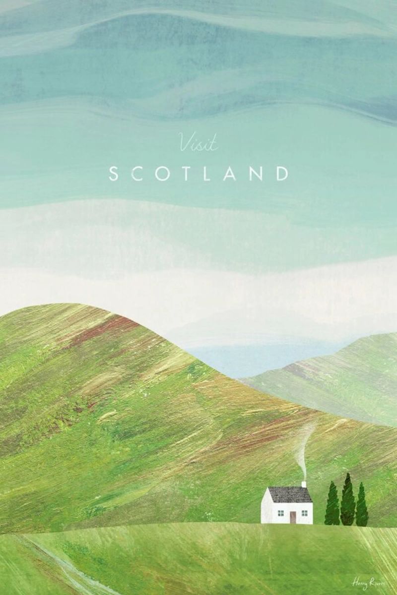 Scotland Poster von Henry Rivers