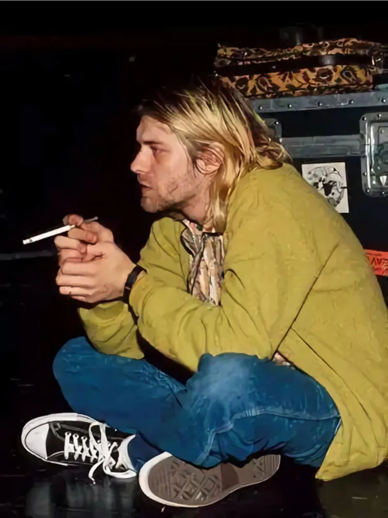 Kurt Cobain che fuma pellicola backlit da HUMMERSONIC