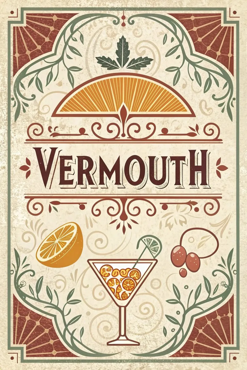 manifesto della mostra del vermouth pellicola backlit da 🎁 ARTVI-SHOP