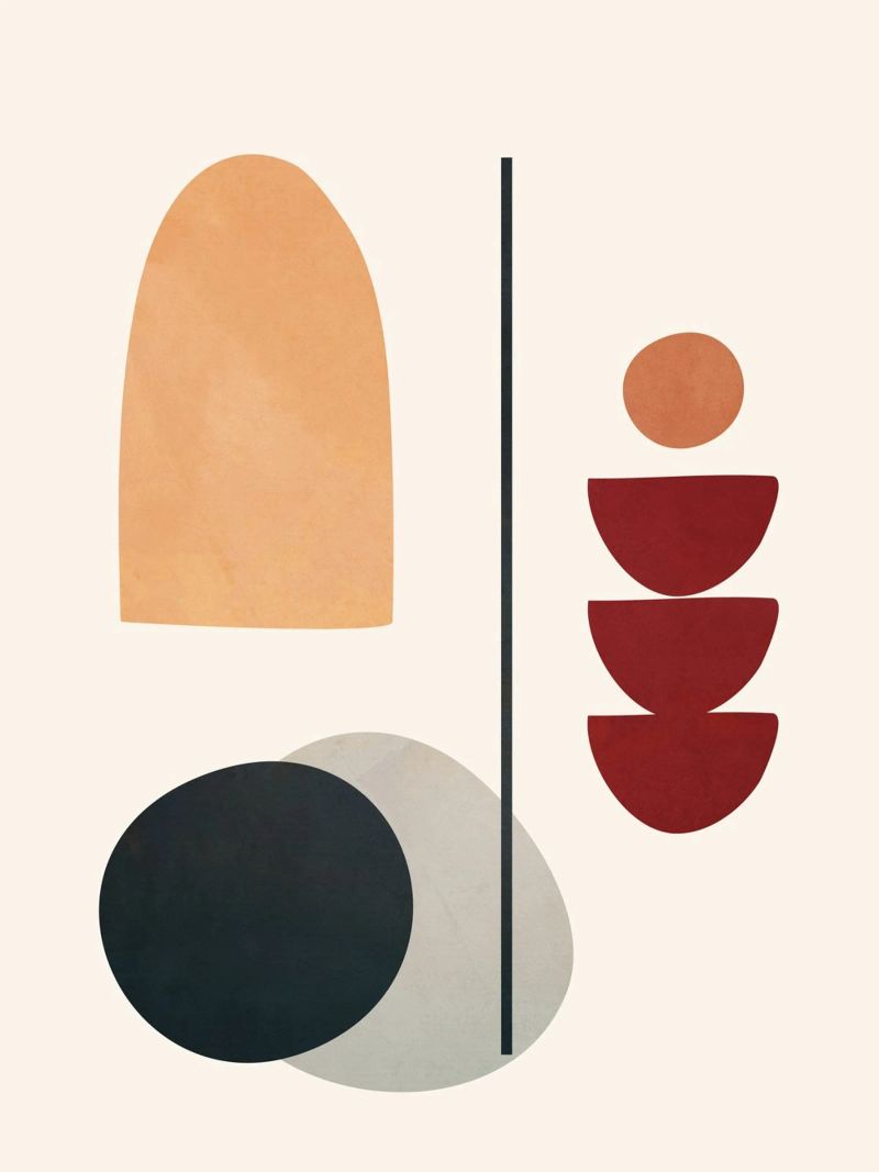 Abstract Minimal Art 02 poster de Flow Line