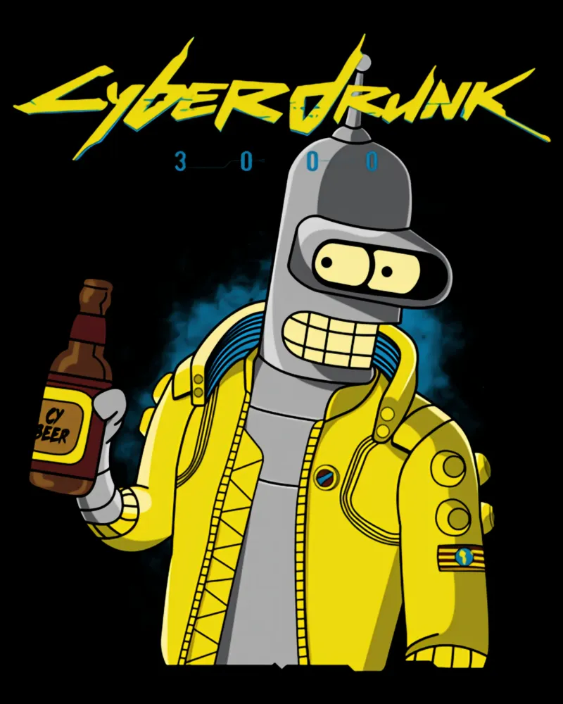 cyberdrunk 3000 pellicola backlit da Danielshop