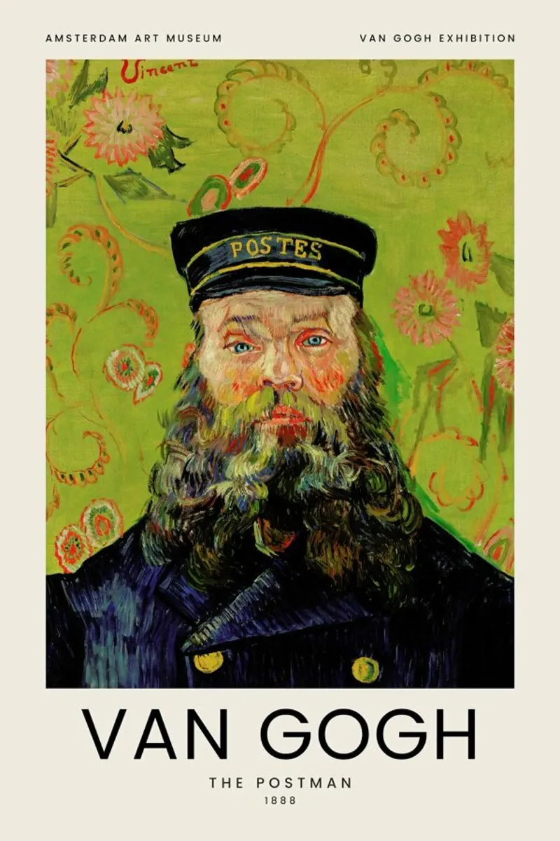 van Gogh - The Postman poster da Vintage by JUNIQE