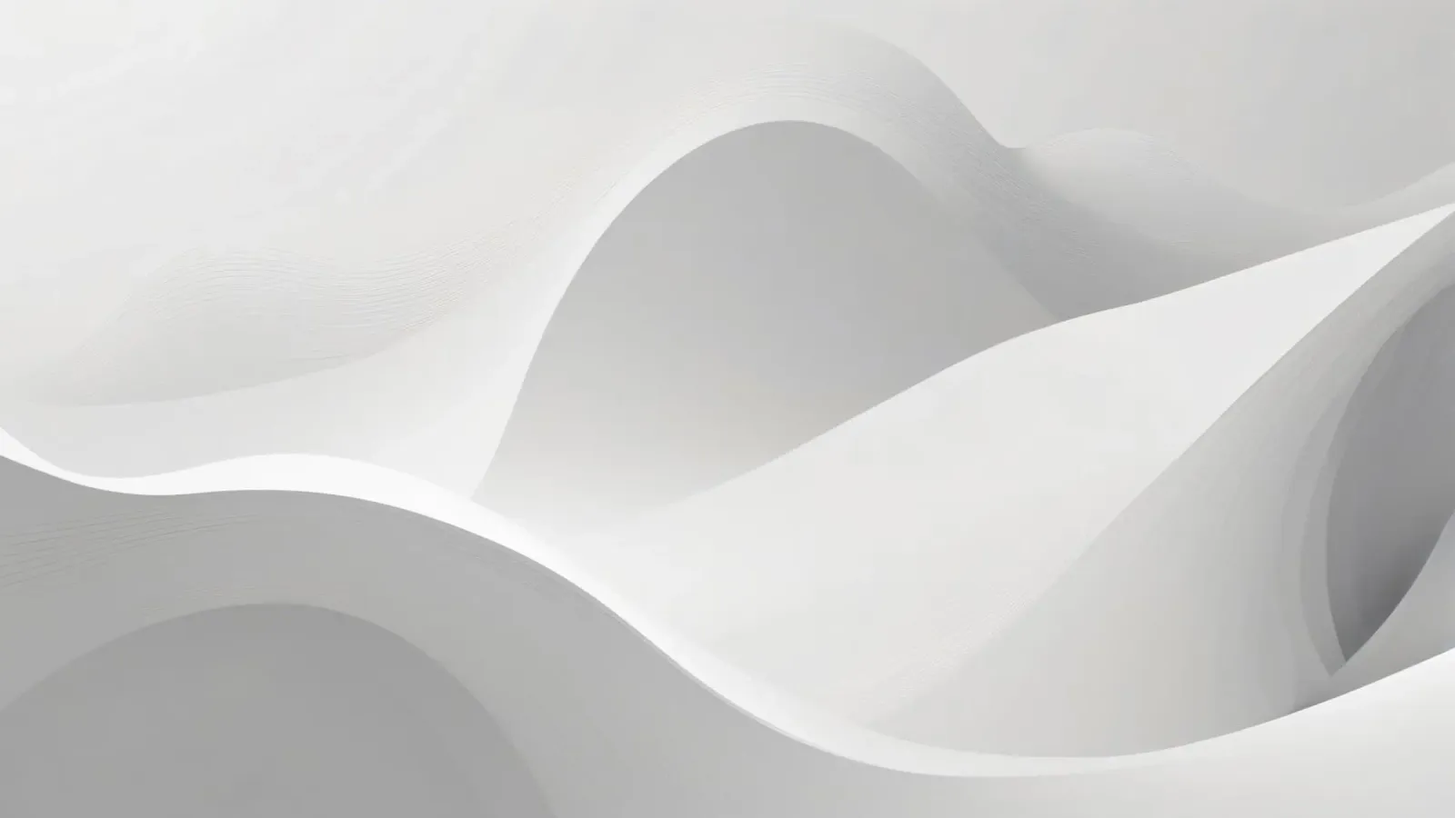Soft white waves create an abstract composition hahnemühle by DesignDoodle