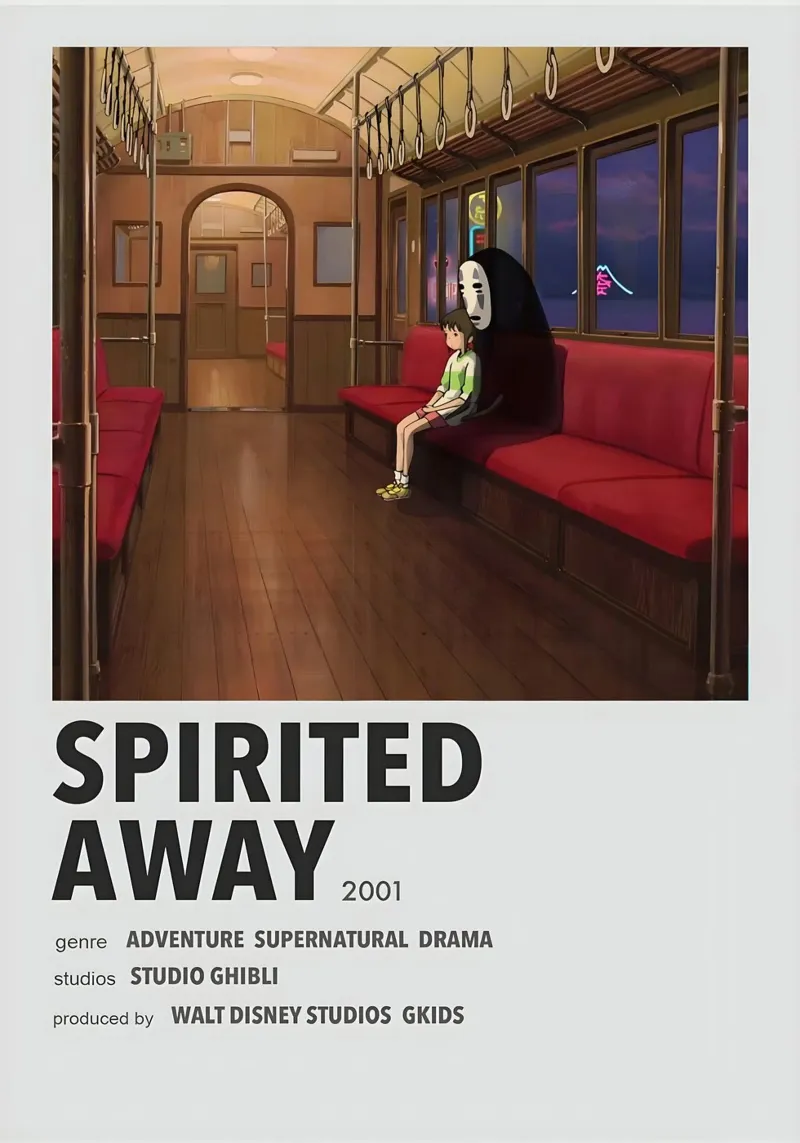 SPIRITED AWAY  2001 tela con Cornice a cassetta da Totoya