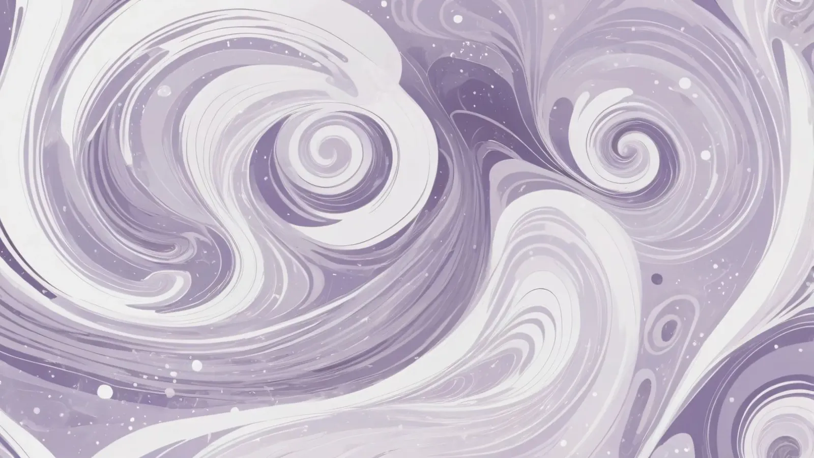 Swirling patterns in shades of purple create a calming room canvas by DesignDoodle