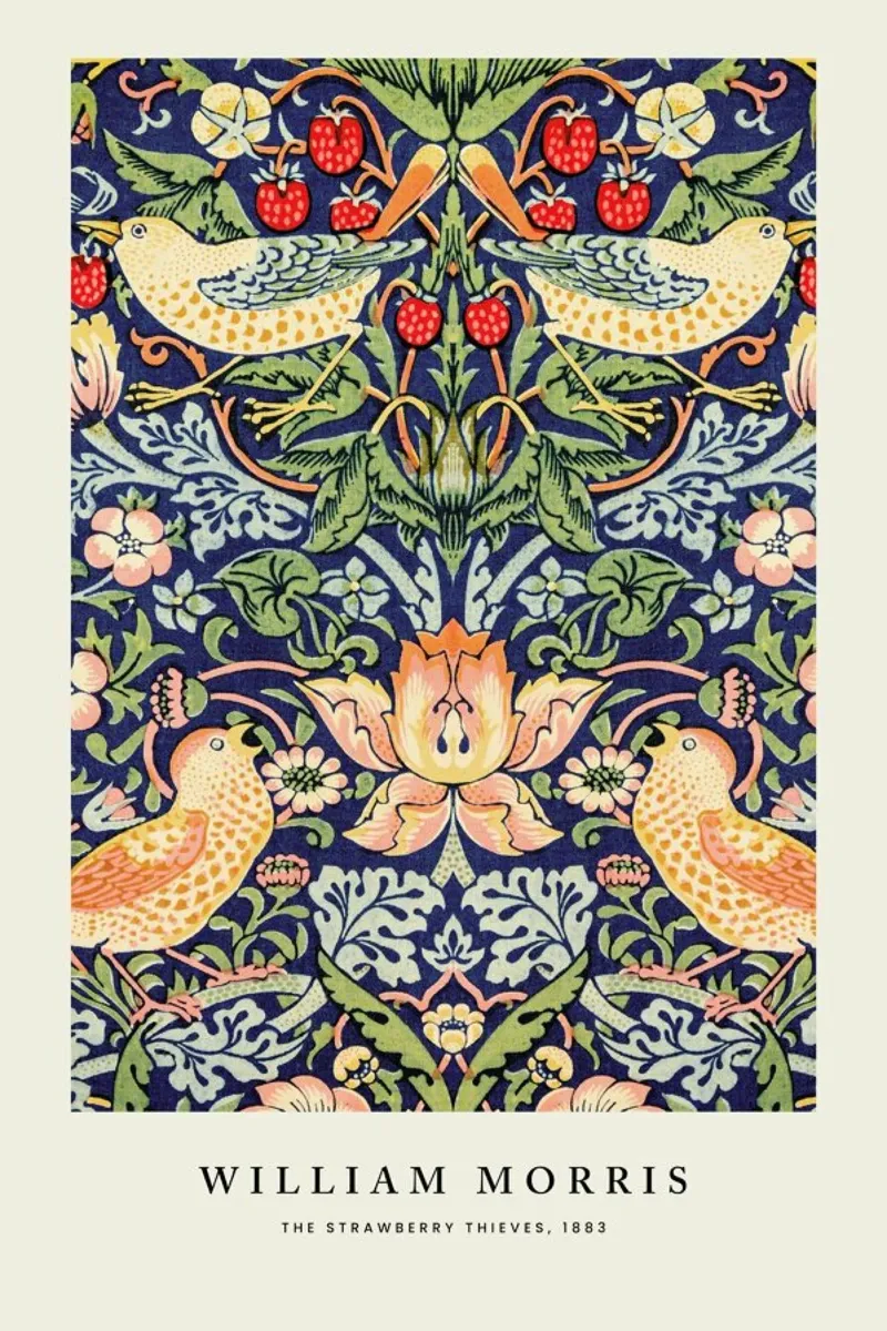 William Morris - The Strawberry Thieves hahnemühle by Vintage by JUNIQE
