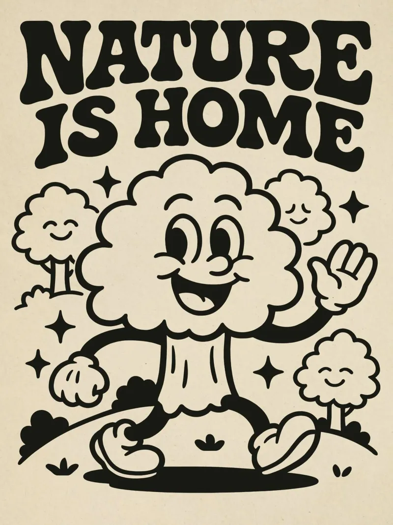 Nature Is Home hahnemühle by treechild