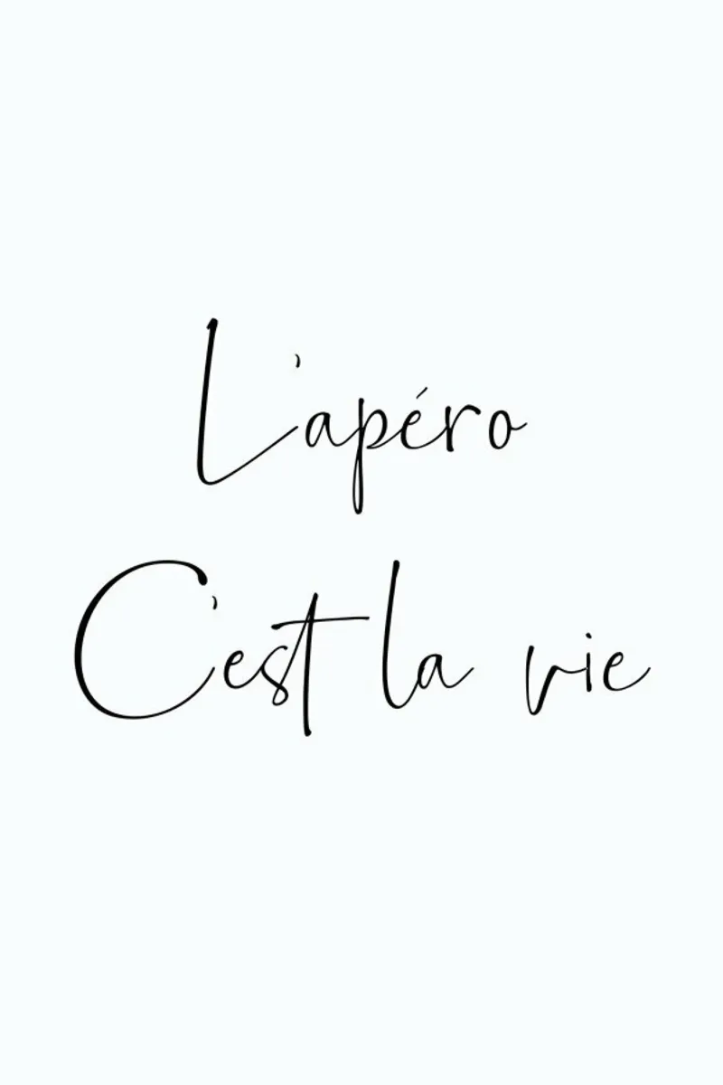 L'apéro Trop courte pellicola backlit da typed