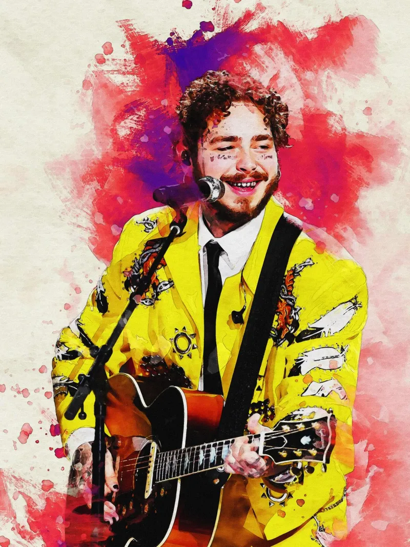 Sbaffo di Post Malone pellicola backlit da Gunawan Rb
