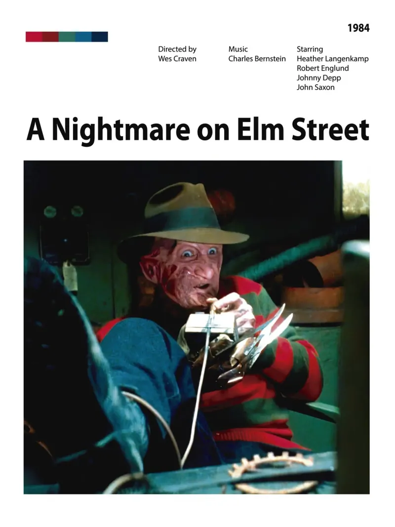 A Nightmare on Elm Street acrylic glass by 🎞 The Movie Wall