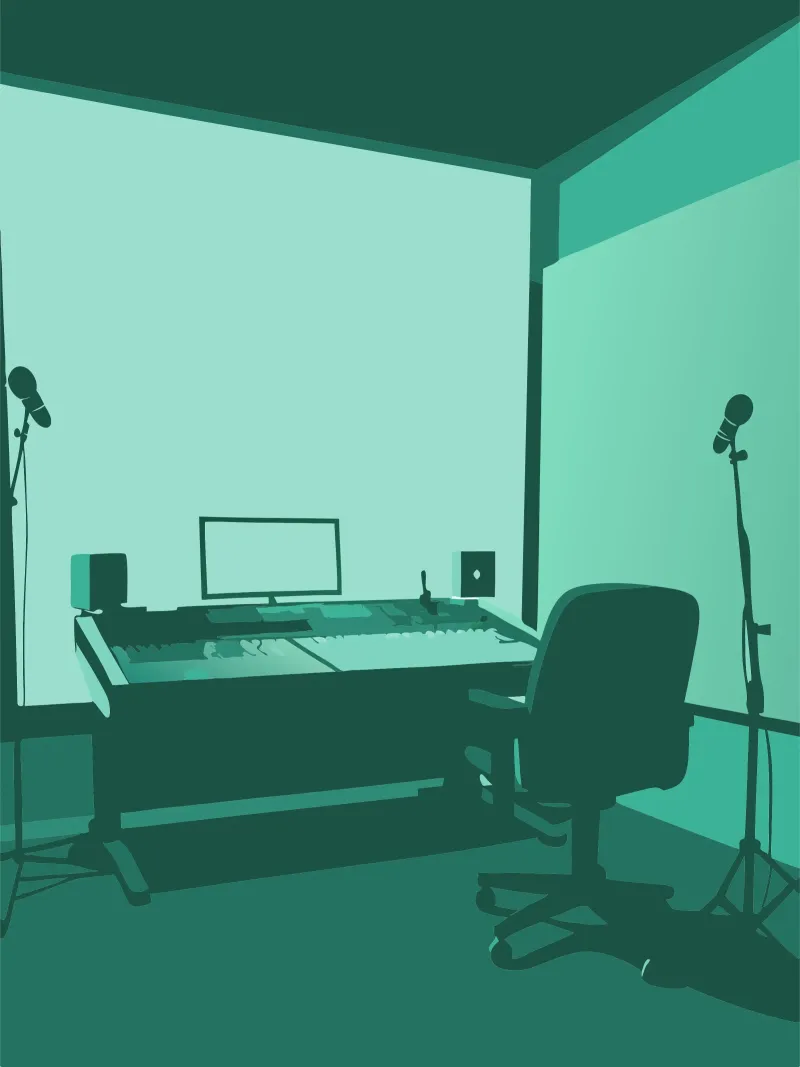 Studio musicale pellicola backlit da MUSIC EDITION