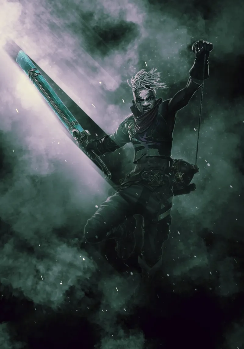 Ekko Arcane Poster pellicola backlit da FreeArtStudio