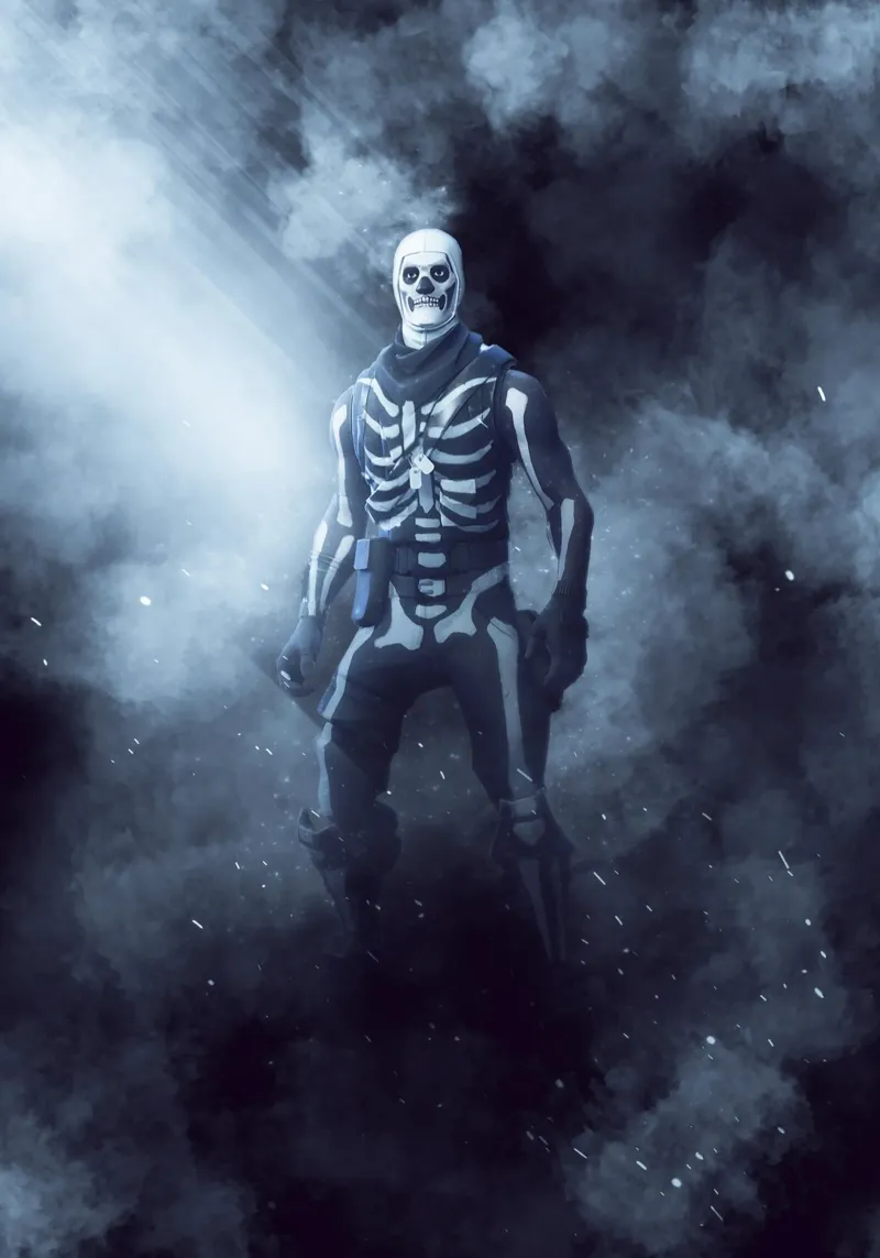 Skull Trooper pellicola backlit da FreeArtStudio