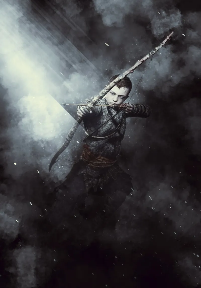 God Of War alluminio dibond da FreeArtStudio