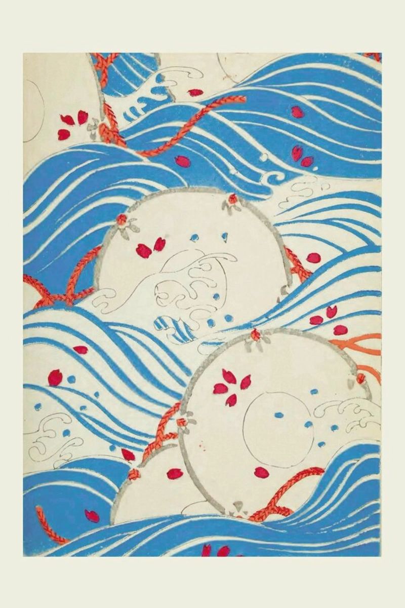 Shin-Bijutsukai - Storm Over Water Poster von Vintage by JUNIQE