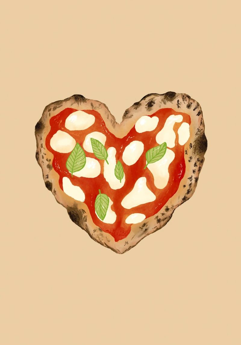 Pizza Herz poster de Studio Dolci