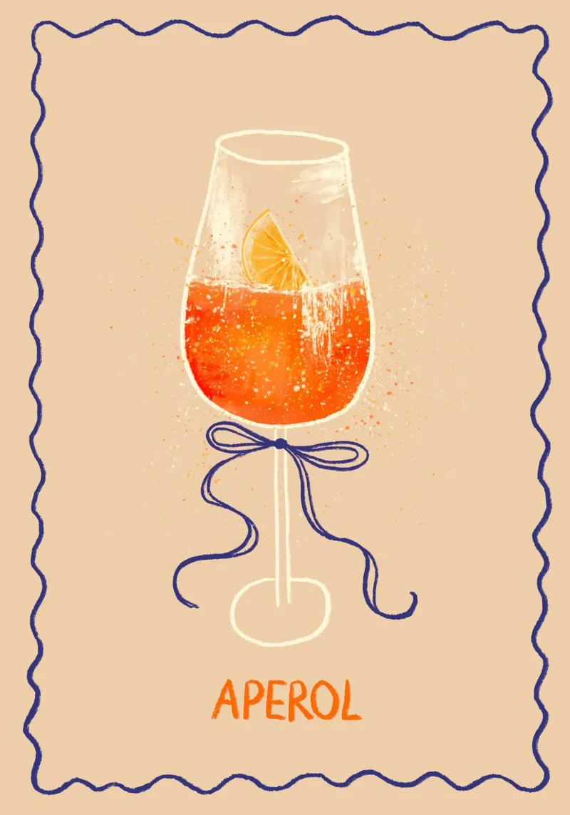 Aperol II pellicola backlit da Studio Dolci