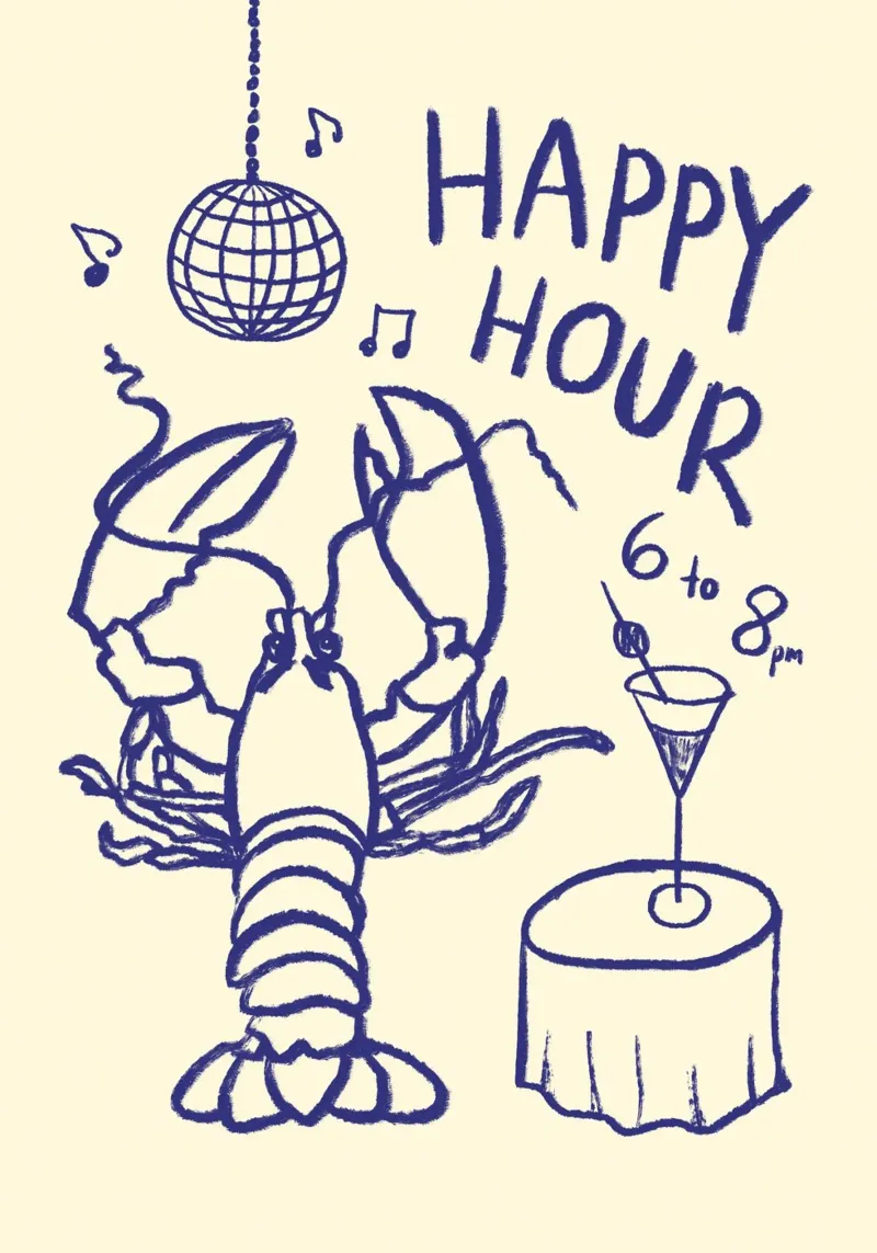 Happy Hour alluminio dibond da Studio Dolci