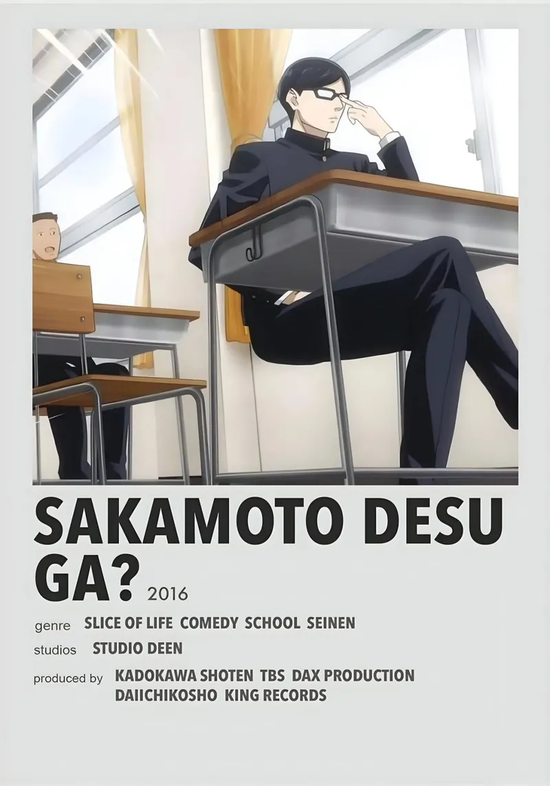 SAKAMOTO DESU GA? 2016 tela con Cornice a cassetta da Totoya