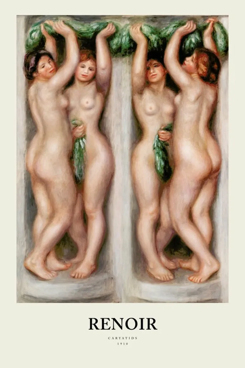 Renoir - Caryatids pellicola backlit da Vintage by JUNIQE