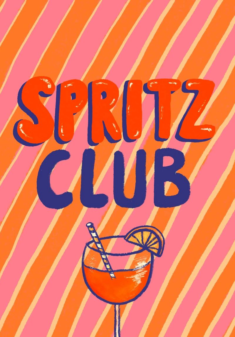 Spritz Club Poster von Studio Dolci