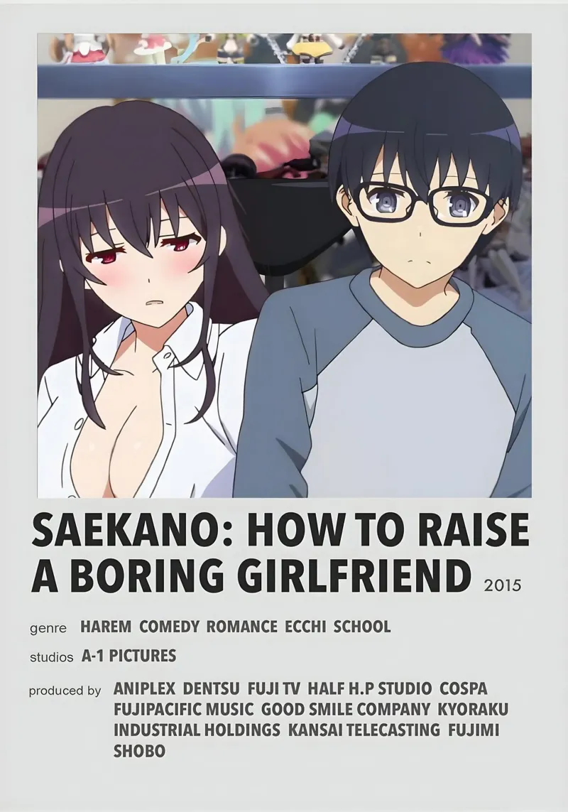 SAEKANO HOW TO RAISE A BORING GIRLFRIEND  2015 pellicola backlit da Totoya