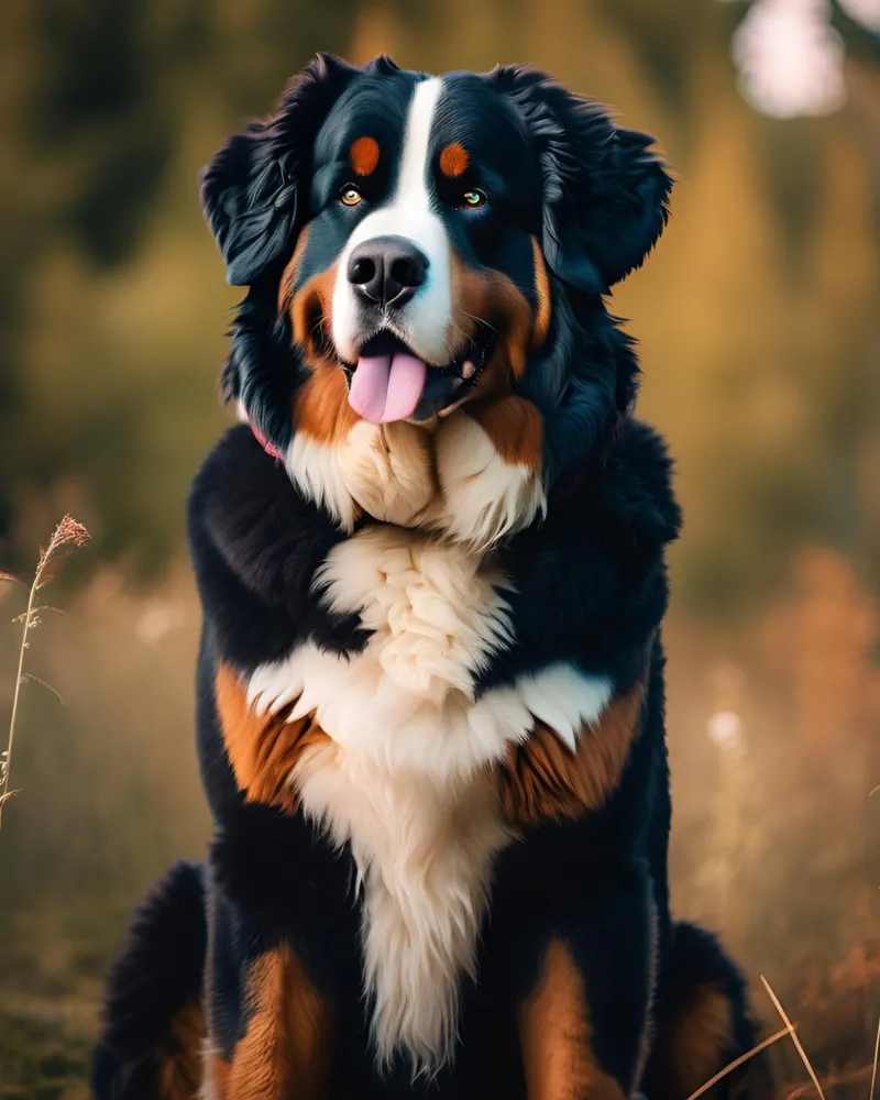 Bellissimo cane da montagna bernese #96 alluminio dibond da Yumis.Beargang.and.Me