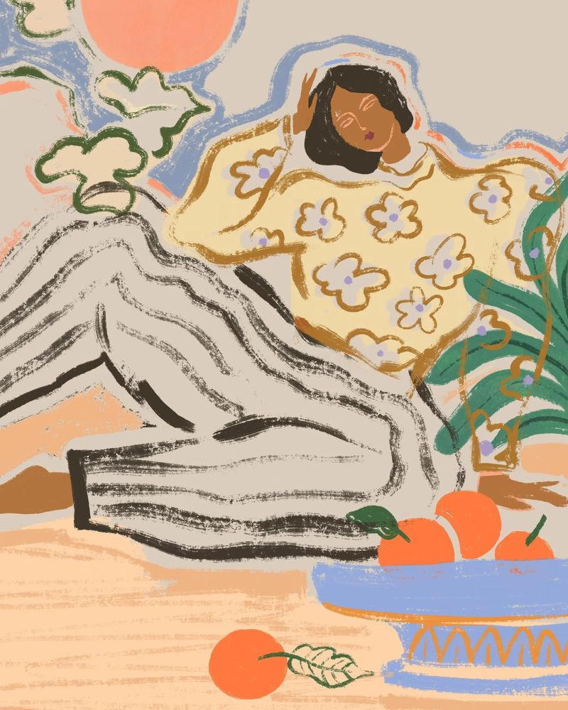 Lazy Days Poster von Arty Guava