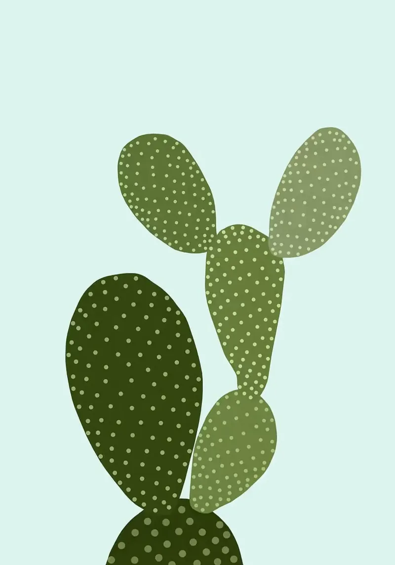 cactus pellicola backlit da Abstract Botanical Art