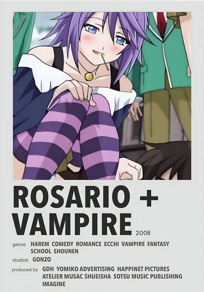 ROSARIO + VAMPIRE  2008 pellicola backlit da Totoya