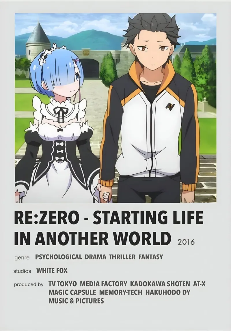 RE ZERO - STARTING LIFE IN ANOTHER WORLD 2016 alluminio dibond da Totoya