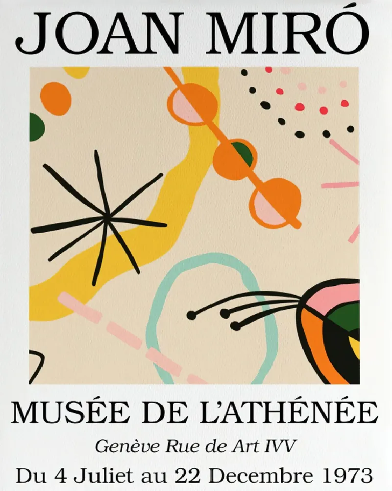 Joan Miro Musee De Lathenee 1973 pellicola backlit da phillipp veisenberg