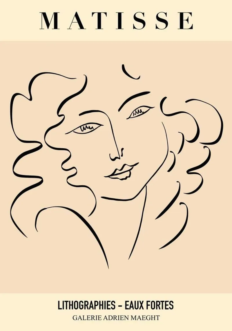 Matisse Eaux Fortes canvas by Kunzeworld