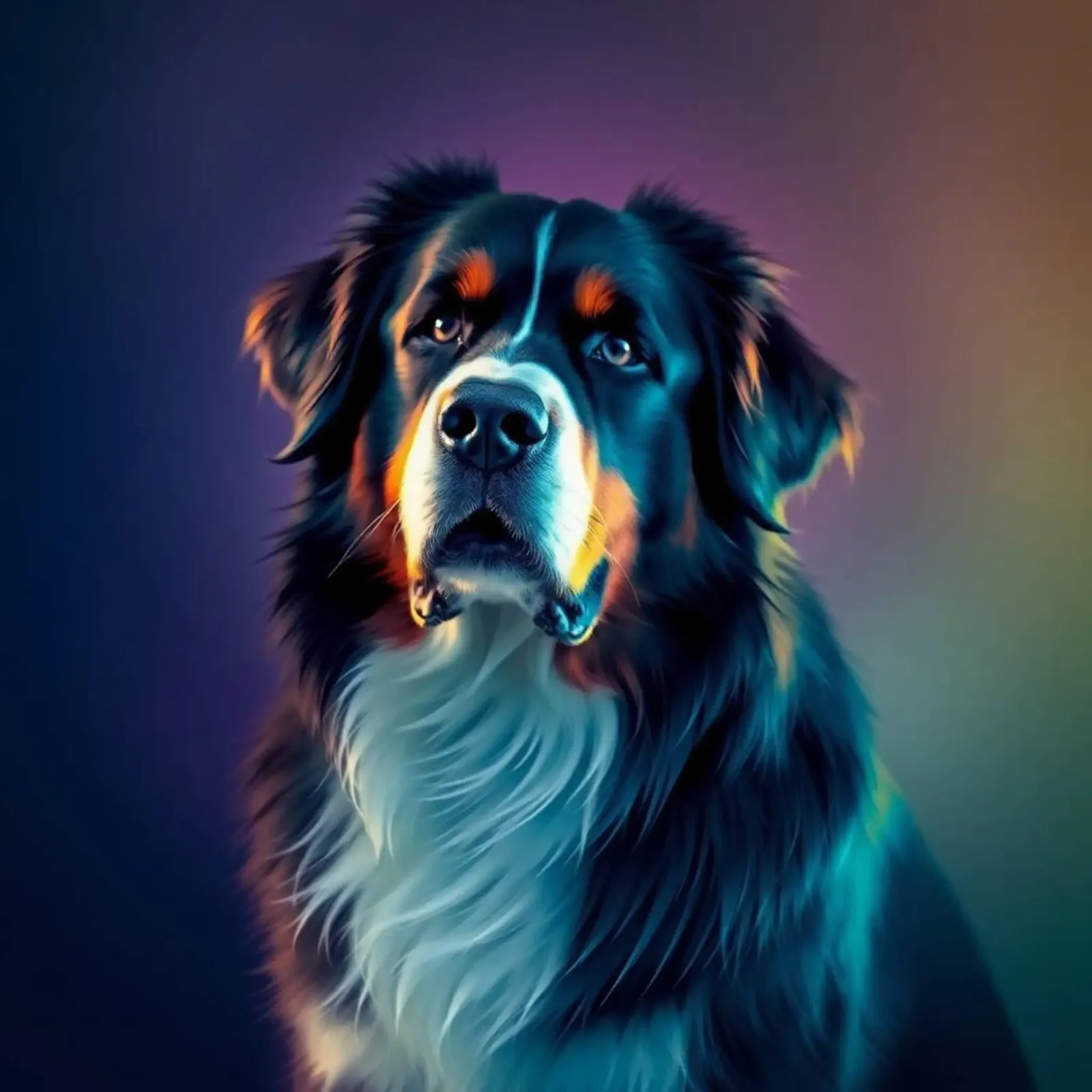 Bellissimo cane da montagna bernese #107 carta hahnemühle da Yumis.Beargang.and.Me