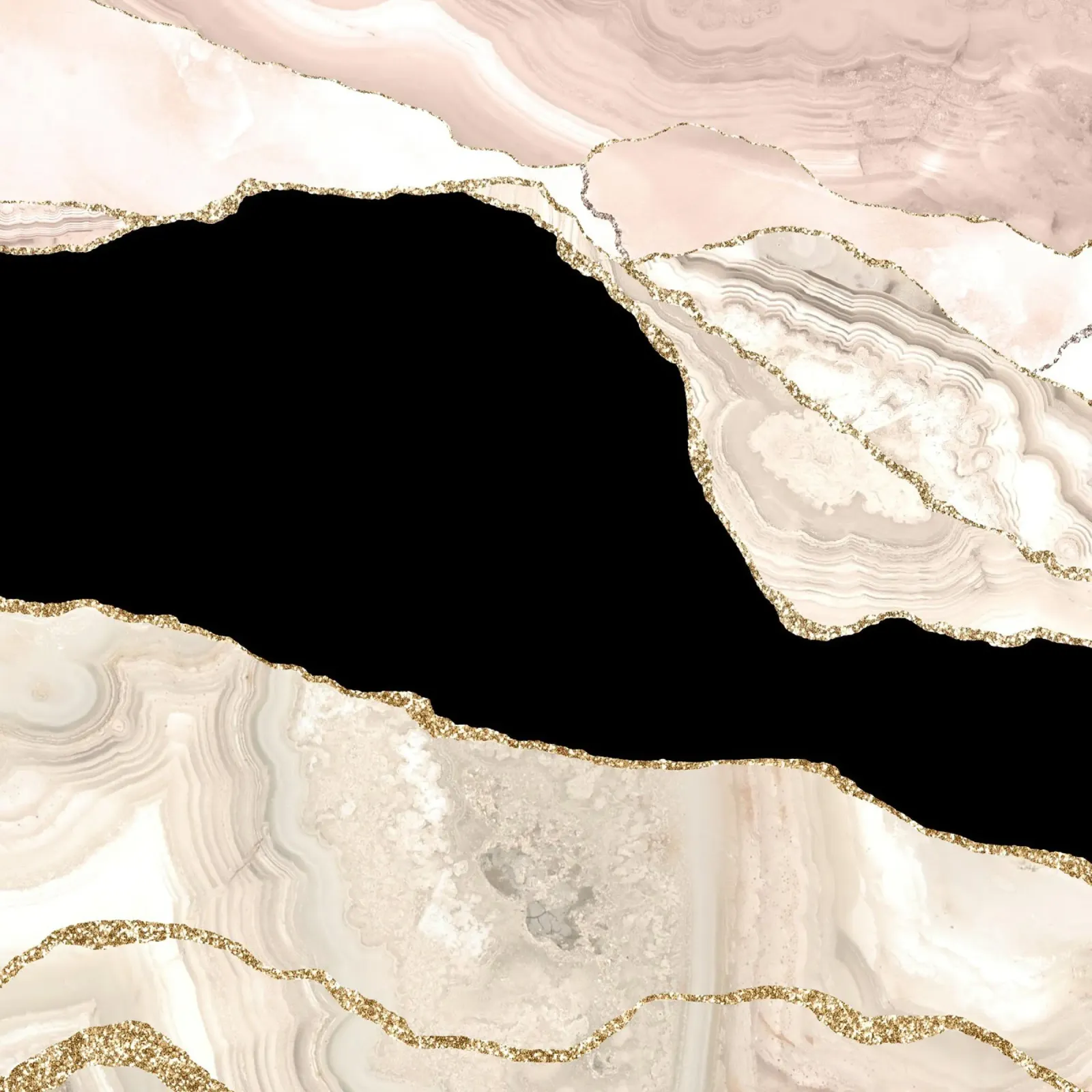 Texture agata avorio e oro 01 alluminio dibond da Gemstone Textures