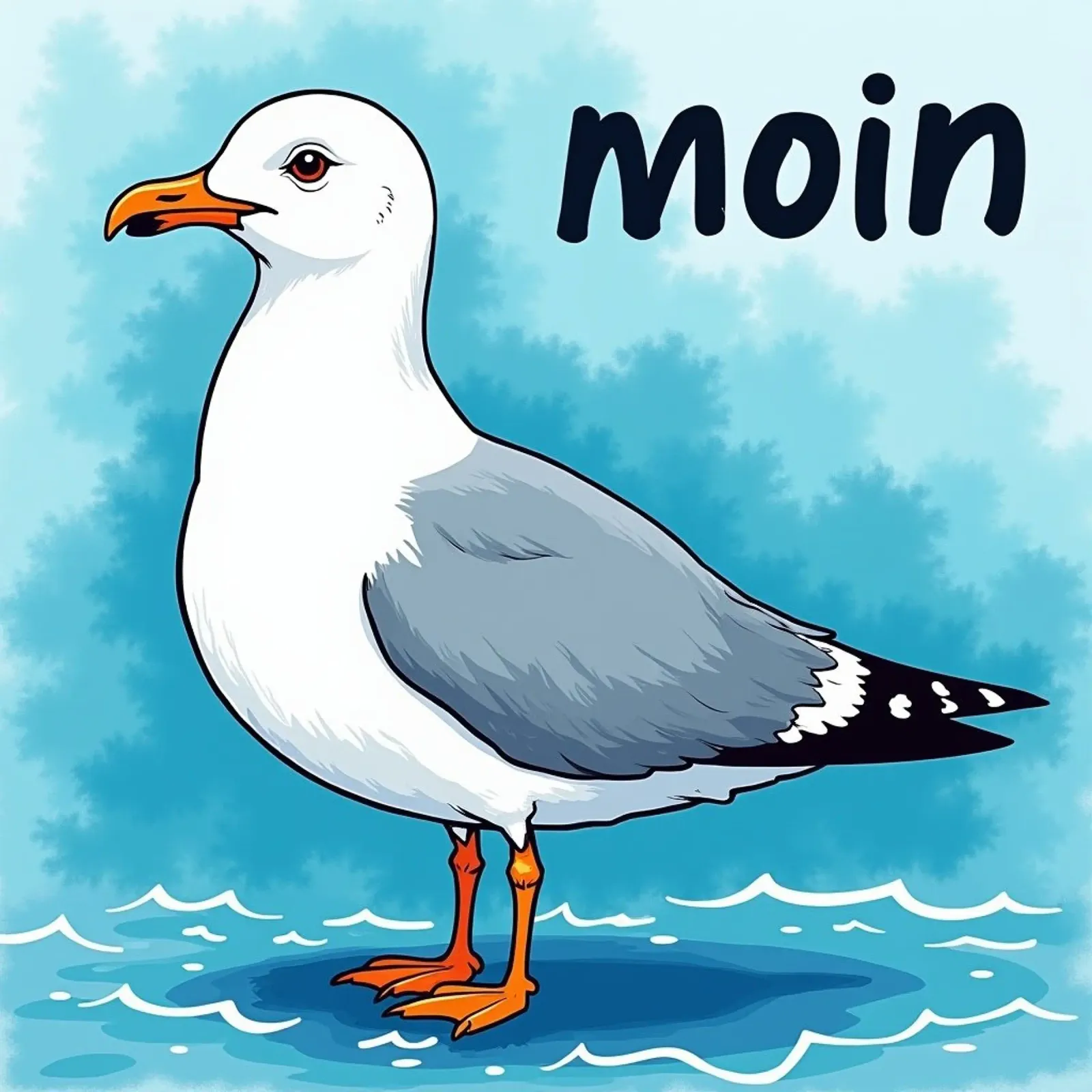 MOIN - have a nice day hahnemühle by CASTILO