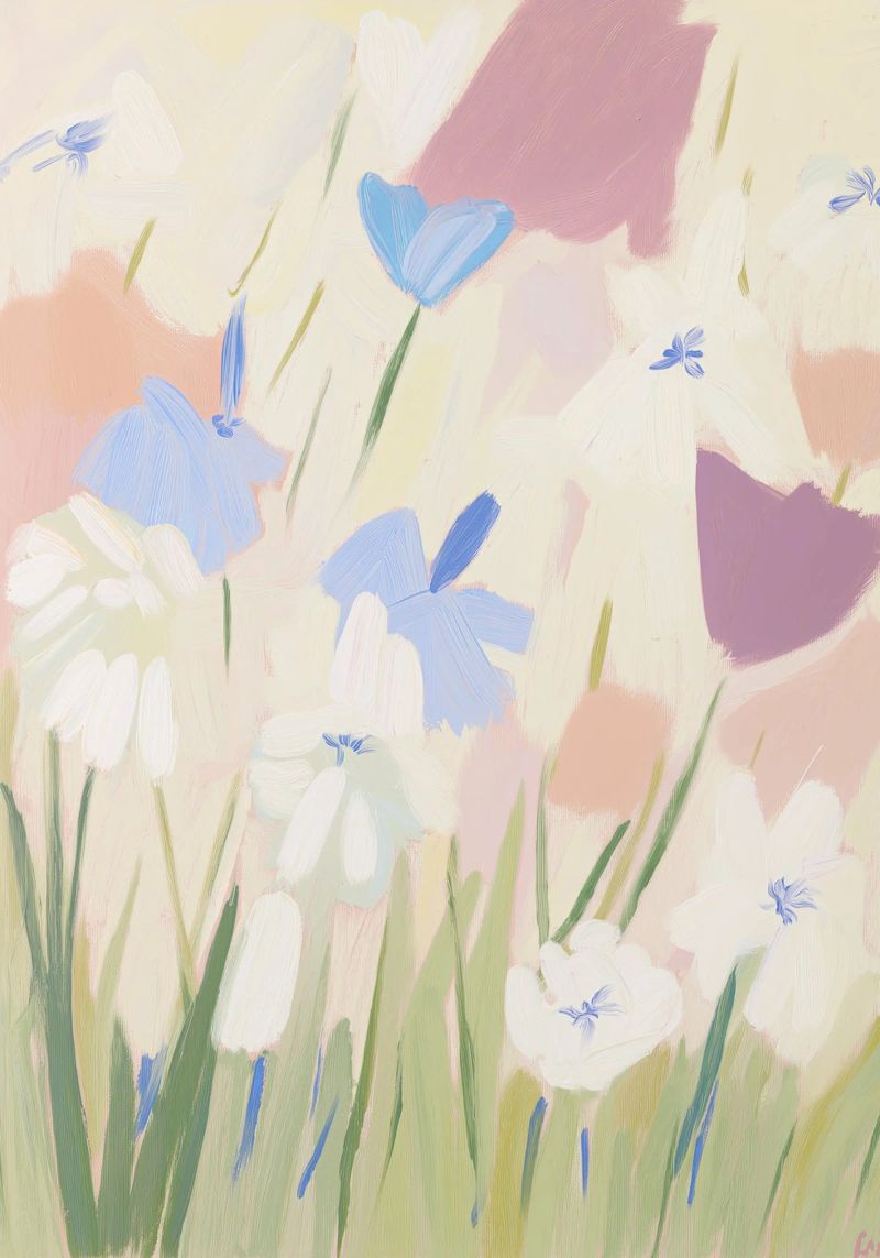 Wildblumen Druck, Blumen Poster, Blumendruck, Moderne Kunst Poster von Boheme