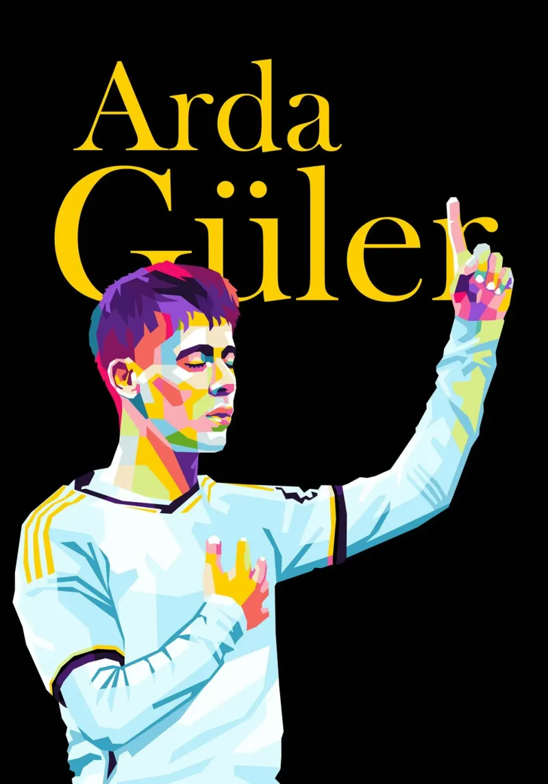 Arda Guler Real Madrid WPAP poster da WPAP MALANG