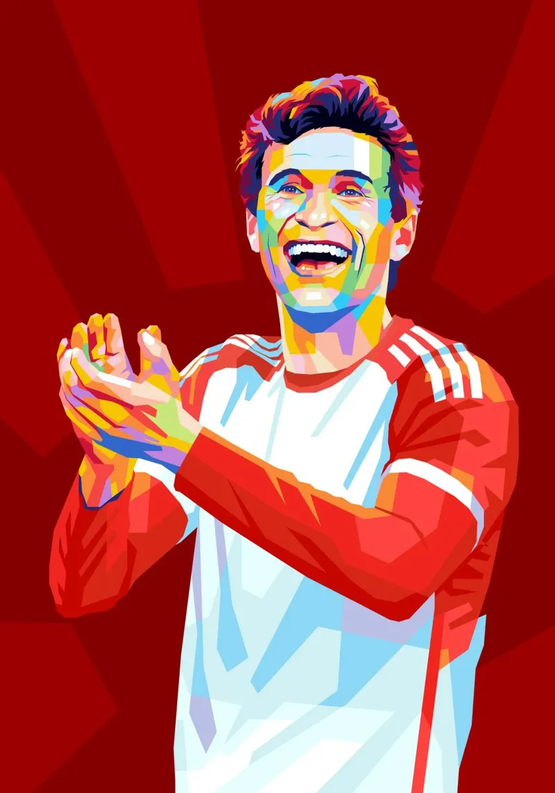 Thomas Müller wpap pellicola backlit da WPAP MALANG
