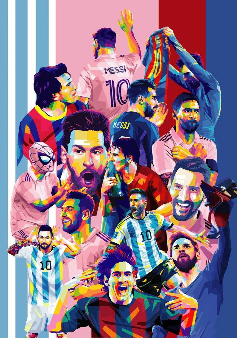 Lionel Messi All time poster de WPAP MALANG