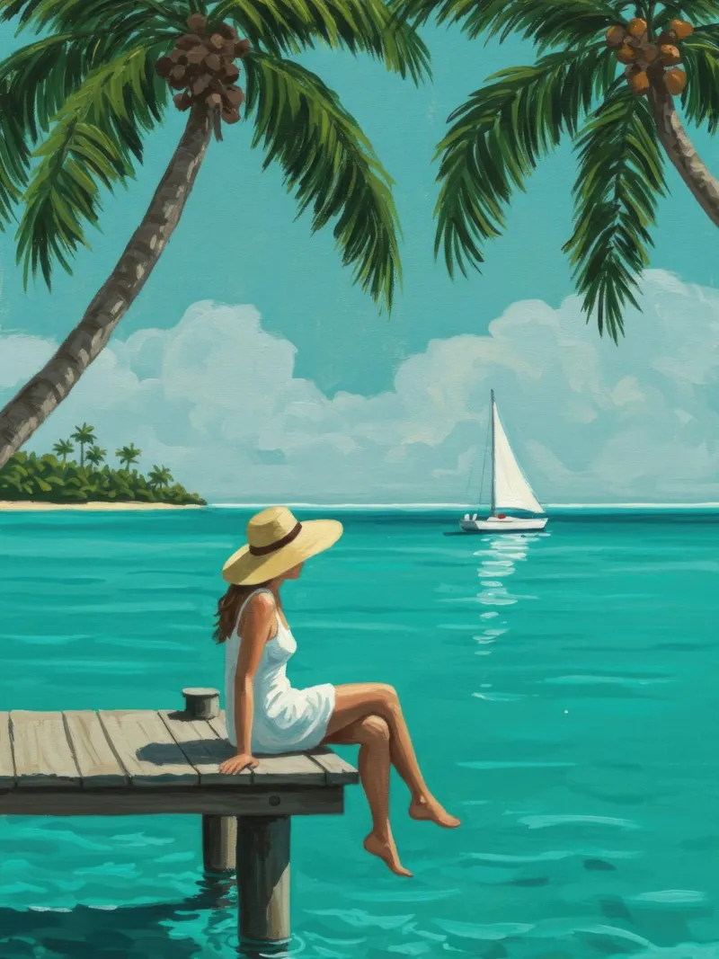 Sommer-Vibes Poster von Art Center